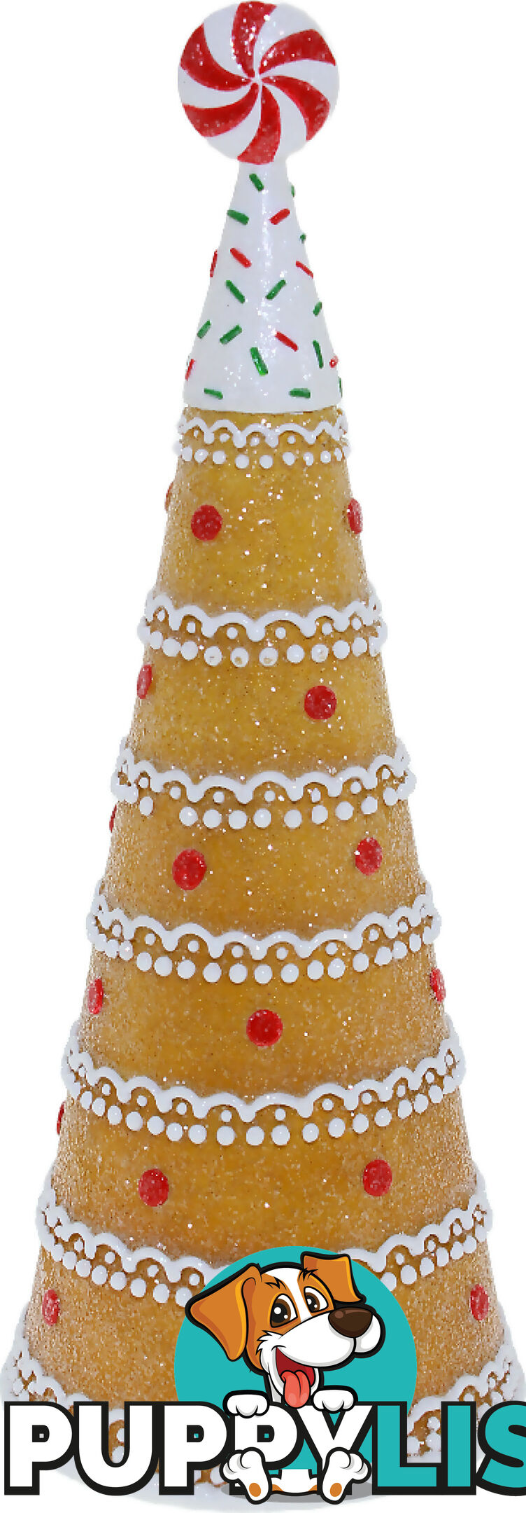 Cotton Candy - Xmas 30.5cm Candy Gingerbread Tree Ornament - Ccxswt06 - 9353468019369