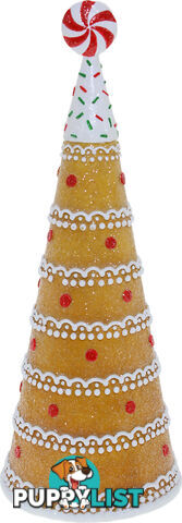 Cotton Candy - Xmas 30.5cm Candy Gingerbread Tree Ornament - Ccxswt06 - 9353468019369