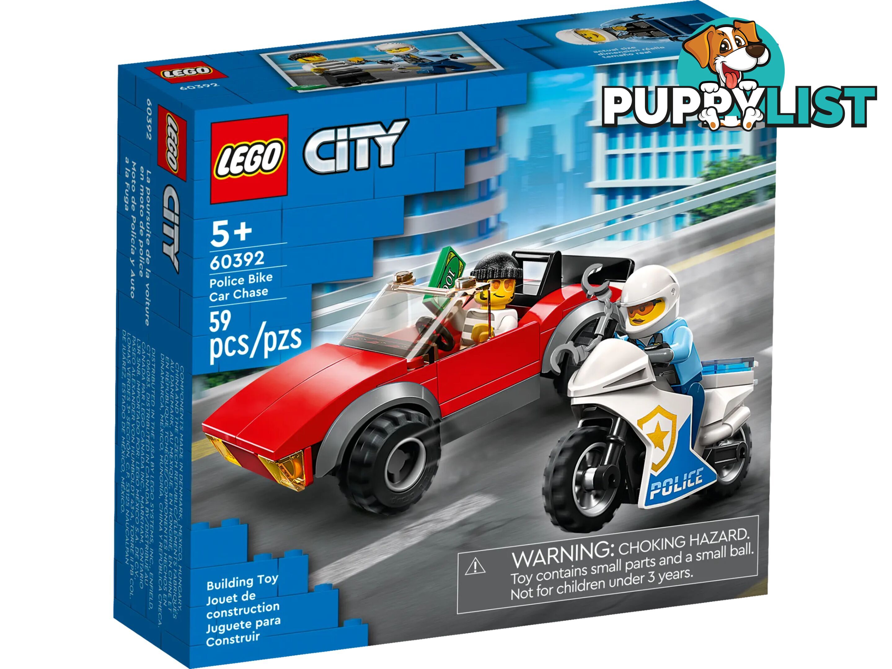 LEGO 60392 Police Bike Car Chase - City - 5702017416571