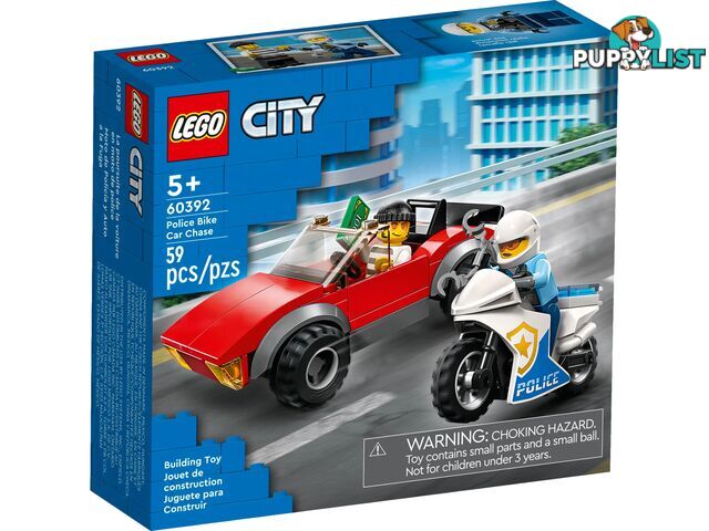 LEGO 60392 Police Bike Car Chase - City - 5702017416571