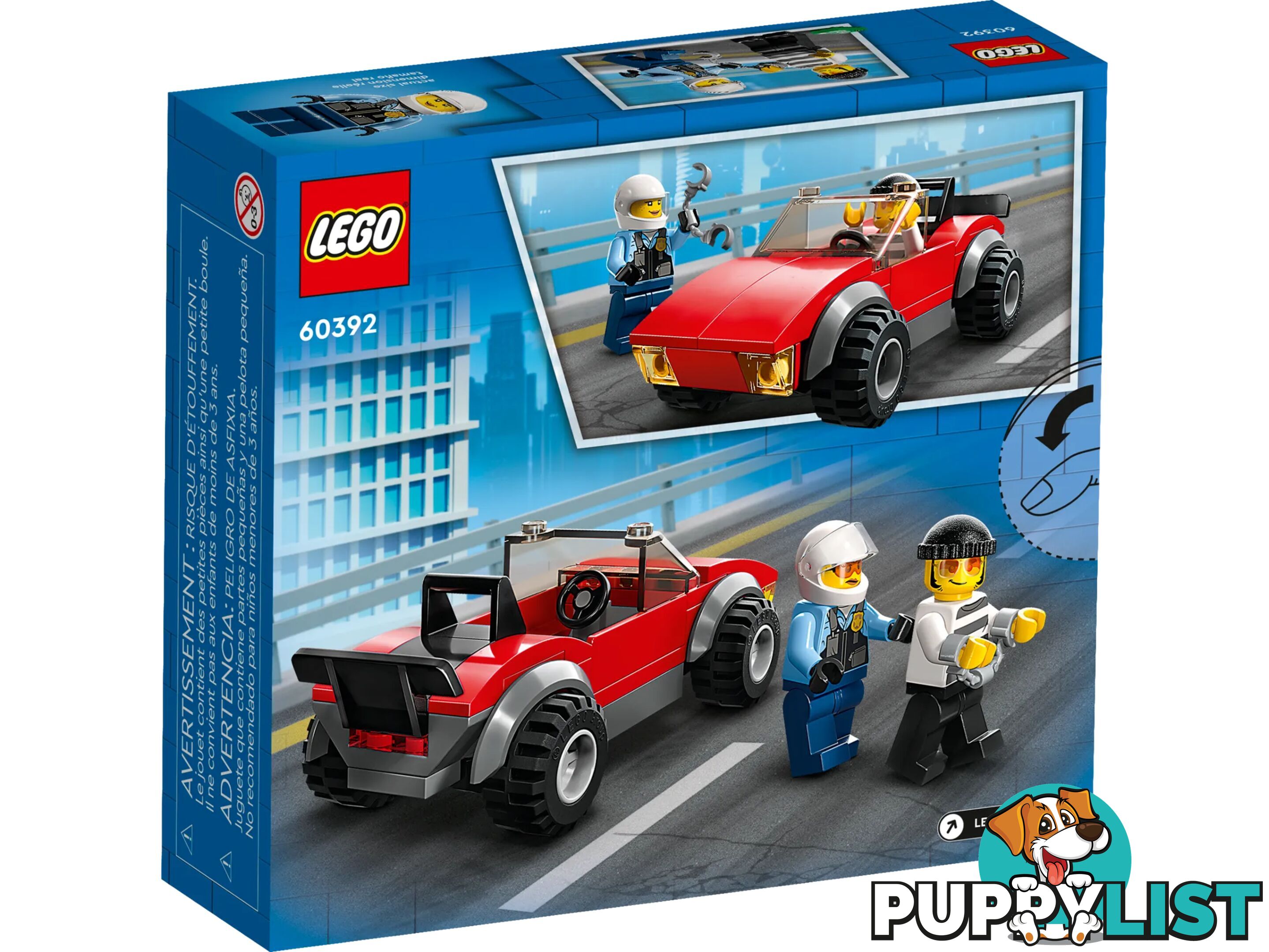 LEGO 60392 Police Bike Car Chase - City - 5702017416571