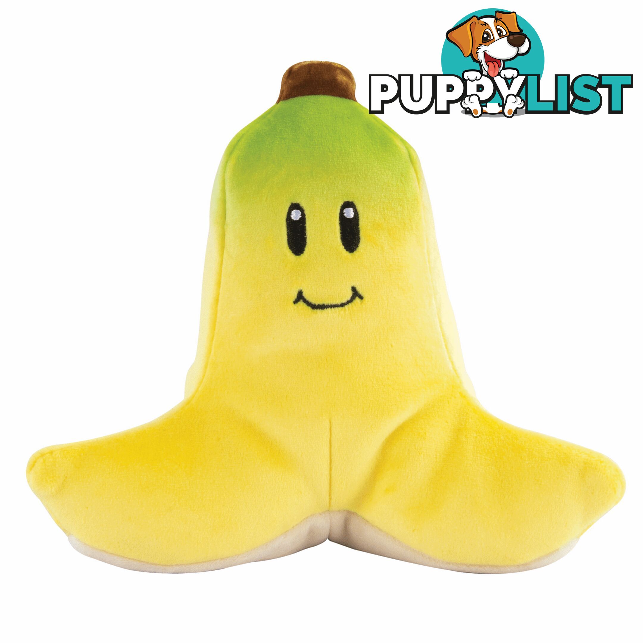 Club Mocchi - Mocchi- Mario Kartâ„¢ Banana Junior Plush Toy 6 Inch - Lct12703 - 053941127039