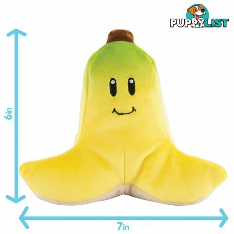 Club Mocchi - Mocchi- Mario Kartâ„¢ Banana Junior Plush Toy 6 Inch - Lct12703 - 053941127039