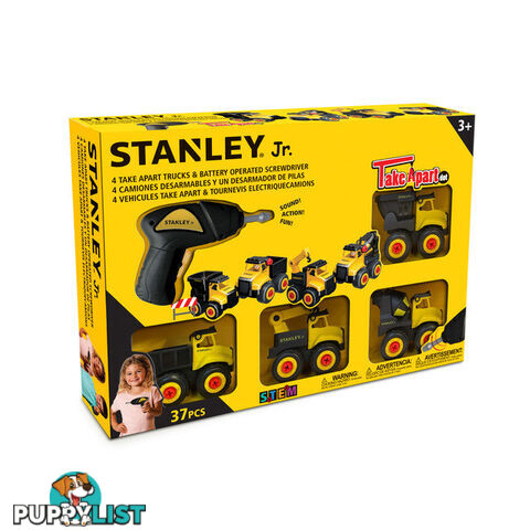 Stanley Jr - Take Apart Truck Set And Screwdriver T66294 - 7290115141542