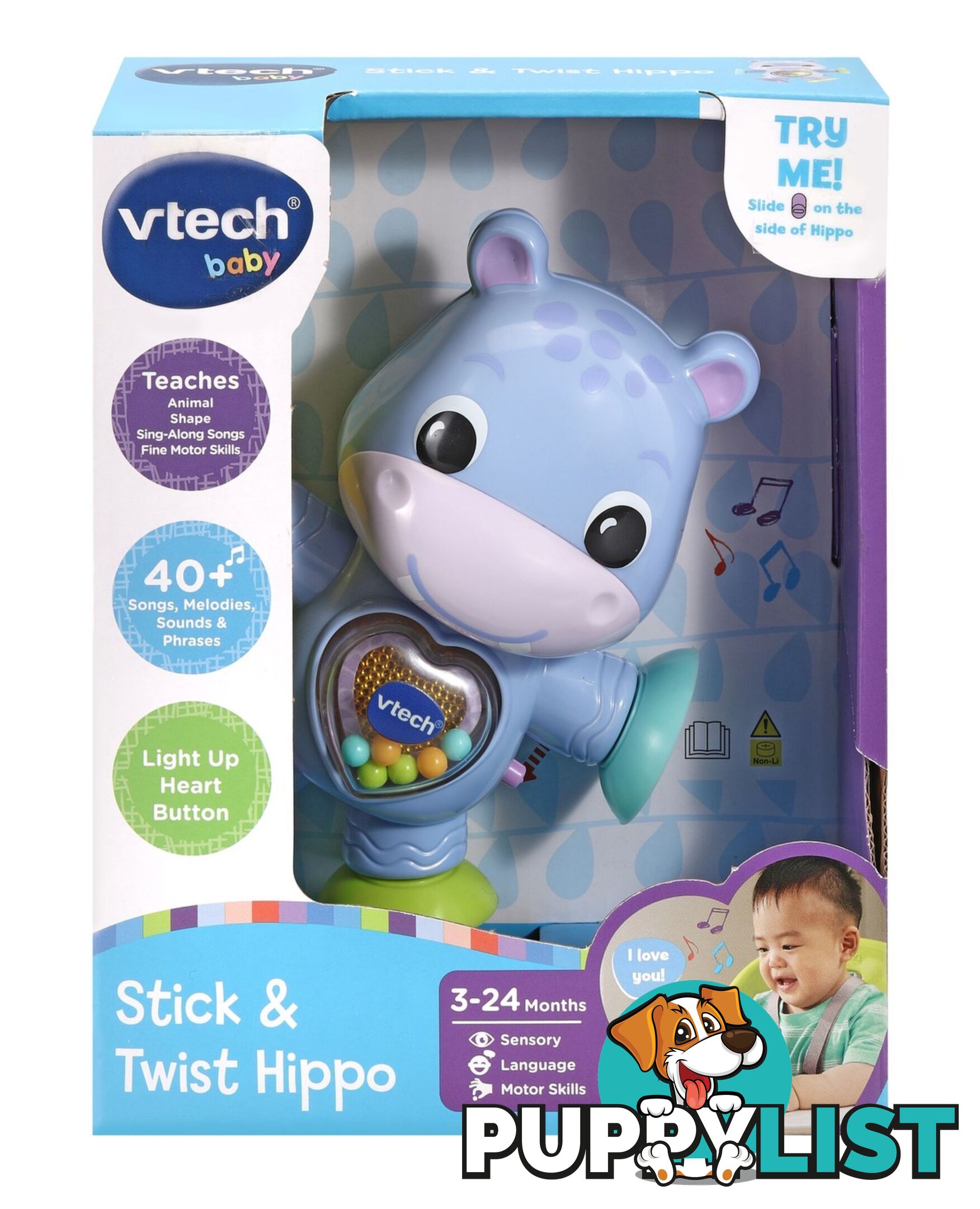 Vtech - Stick & Twist Hippo Tn80550303006 - 3417765503030