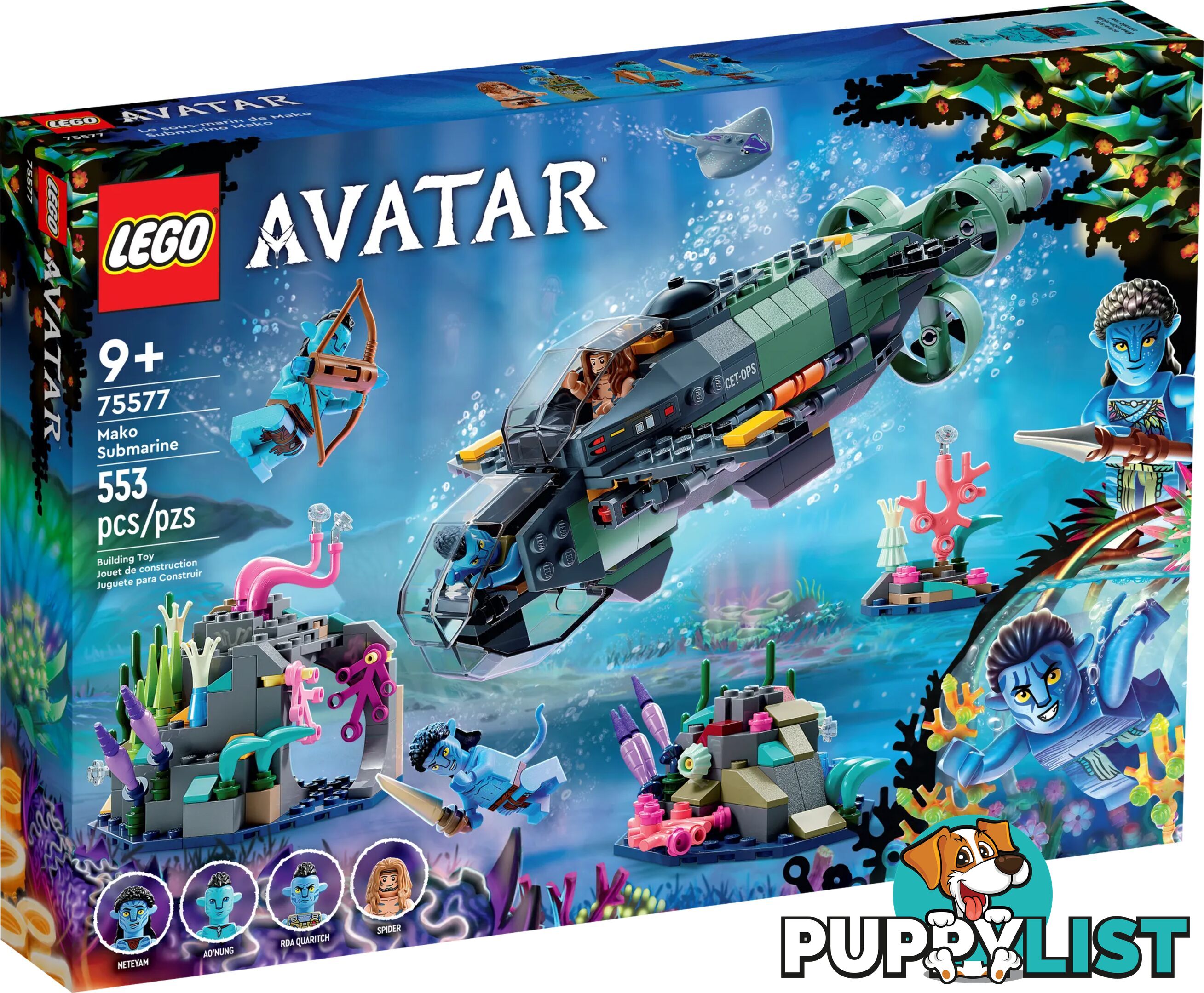 LEGO 75577 Mako Submarine - Avatar - 5702017421896