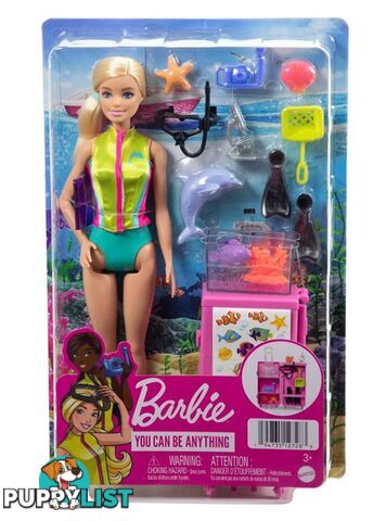 Barbie Marine Biologist Doll - Mahmh26 - 194735127283