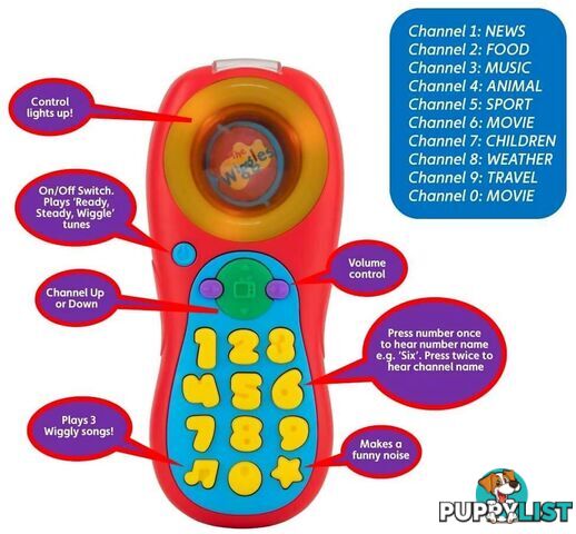 The Wiggles - My First Remote Control - Jswig6094 - 9319057060945