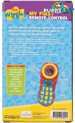 The Wiggles - My First Remote Control - Jswig6094 - 9319057060945