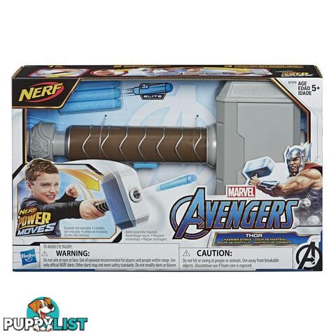 Nerf Avengers Power Moves Thor Hbe7379as01 - 630509877720