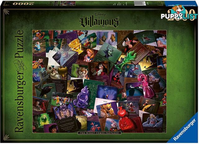 Ravensburger - The Worst Comes Prepared Villianous 2000 Pieces Jigsaw Puzzle Rb16506 - 4005556165063