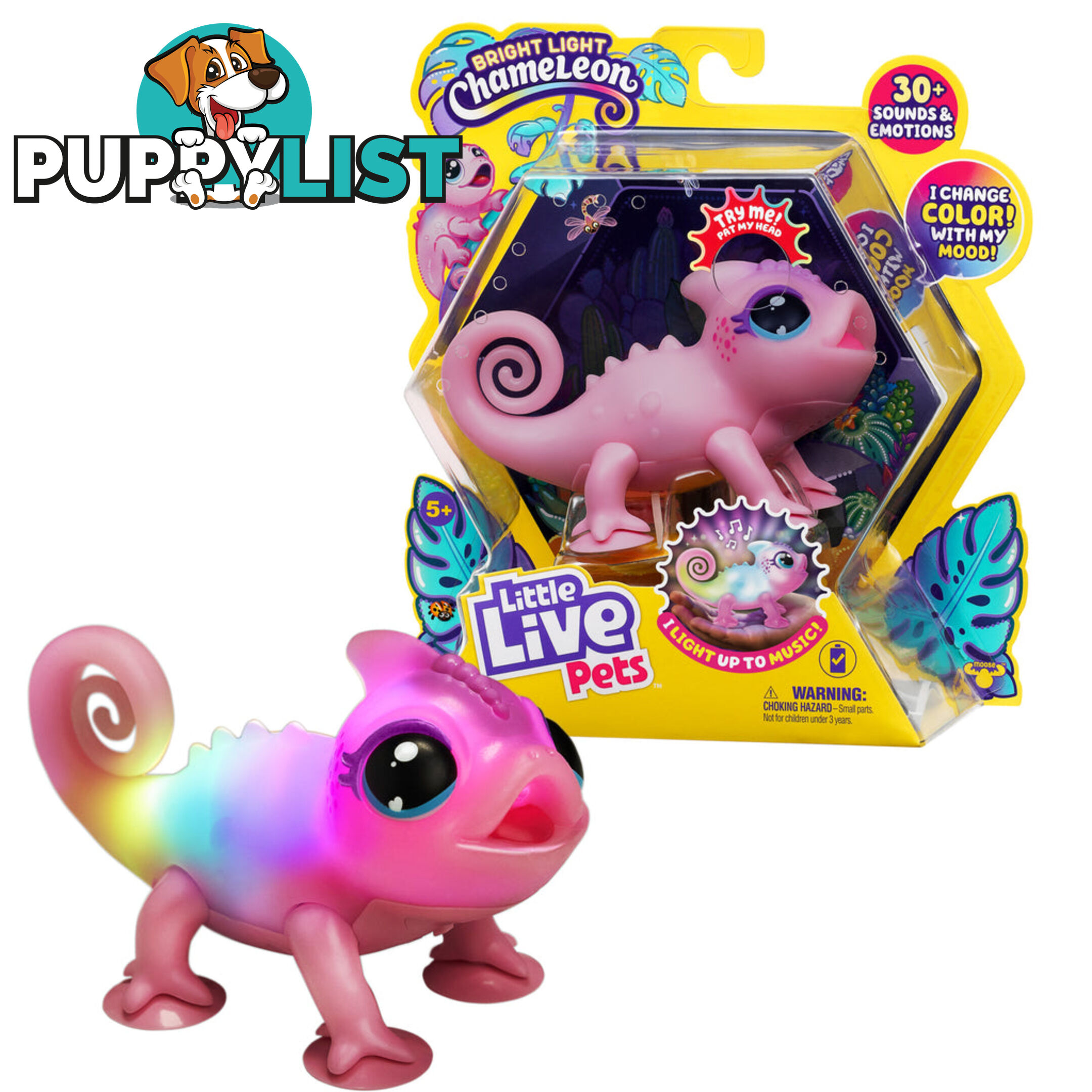 Little Live Pets - Bright Light Chameleon Nova - Mj26365 - 630996263655