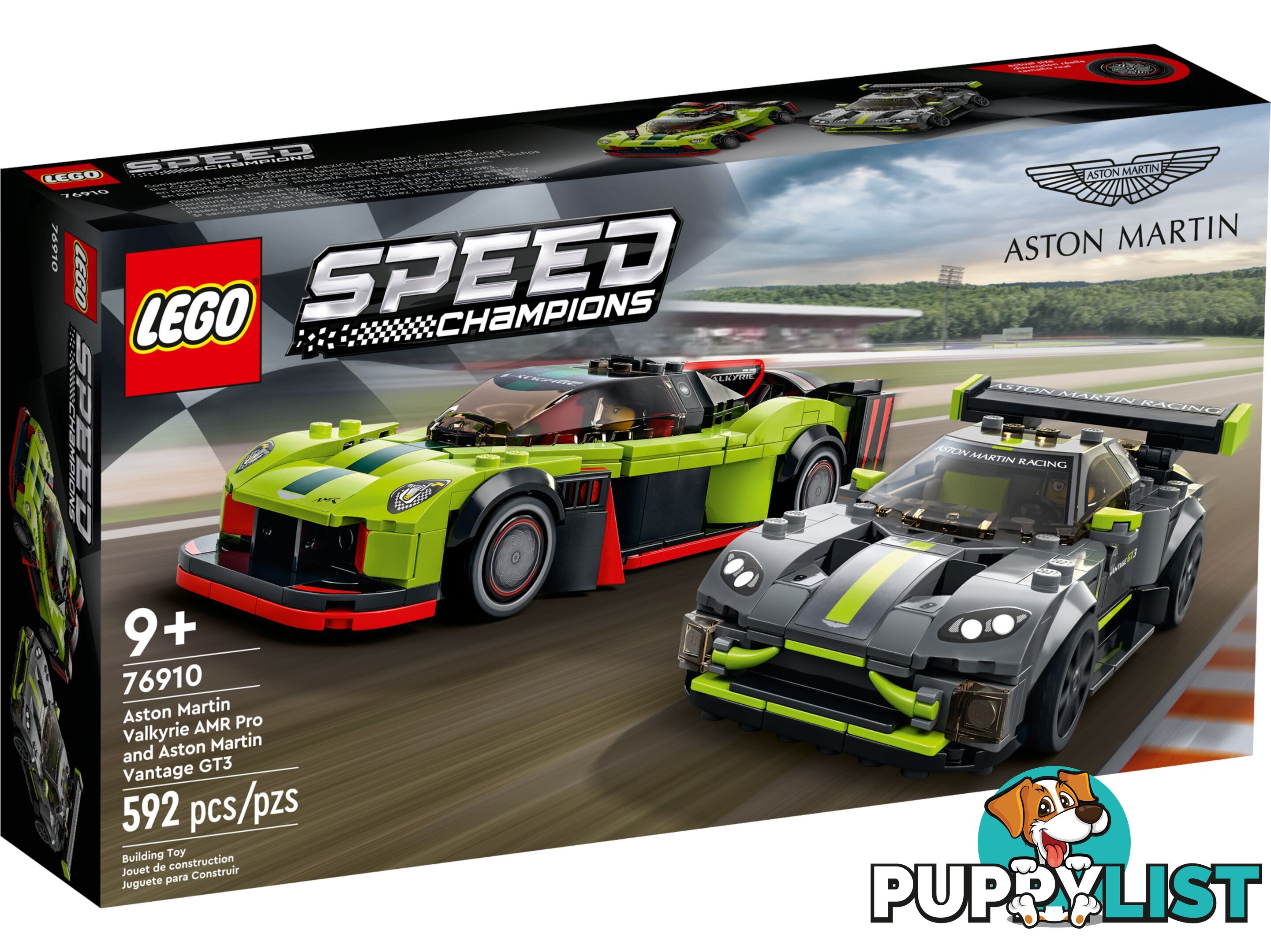 LEGO 76910 Aston Martin Valkyrie AMR Pro and Aston Martin Vantage GT3 - Speed Champions - 5702017160849