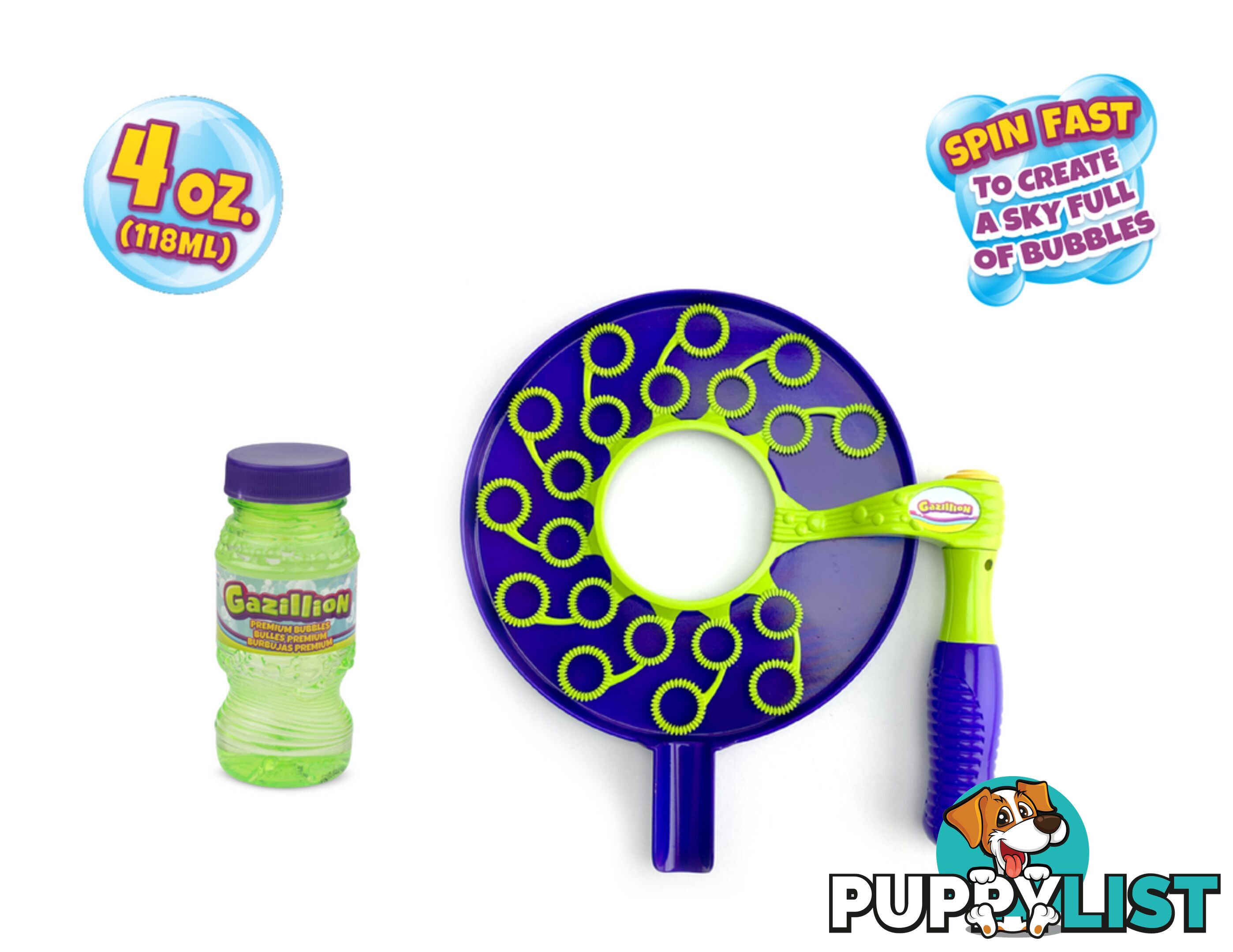 Gazillion Spinning Bubble Wand - Azfr36594 - 021664365946