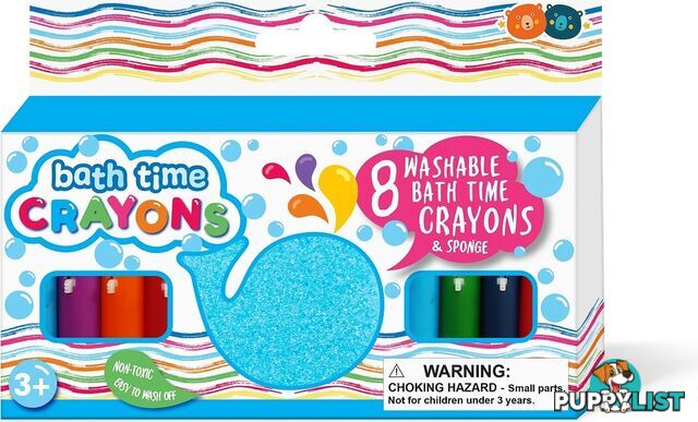 Buddy & Barney - Bath Time Crayons & Sponge - Mh Bb177 - 712195455656