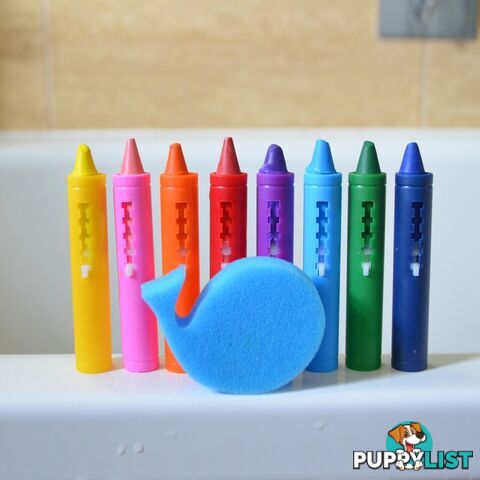 Buddy & Barney - Bath Time Crayons & Sponge - Mh Bb177 - 712195455656