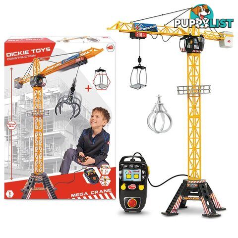 Dickie Toys 1.2m Mega Crane With Remote Rpdk24610 - 4006333024610