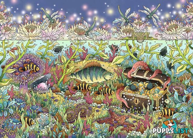 Ravensburger - Underwater Kingdom At Dusk Jigsaw Puzzle 1000 Piece Rb15988 - 4005556159888