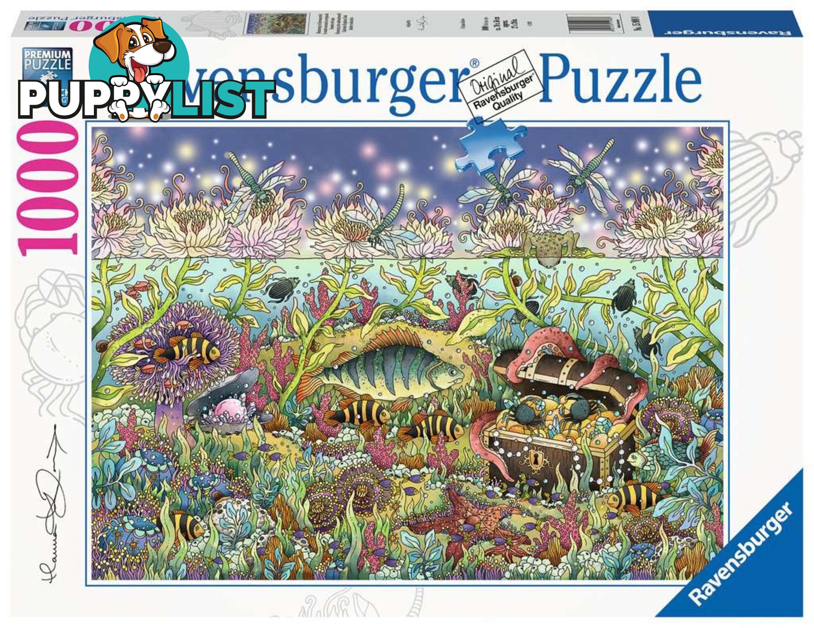 Ravensburger - Underwater Kingdom At Dusk Jigsaw Puzzle 1000 Piece Rb15988 - 4005556159888