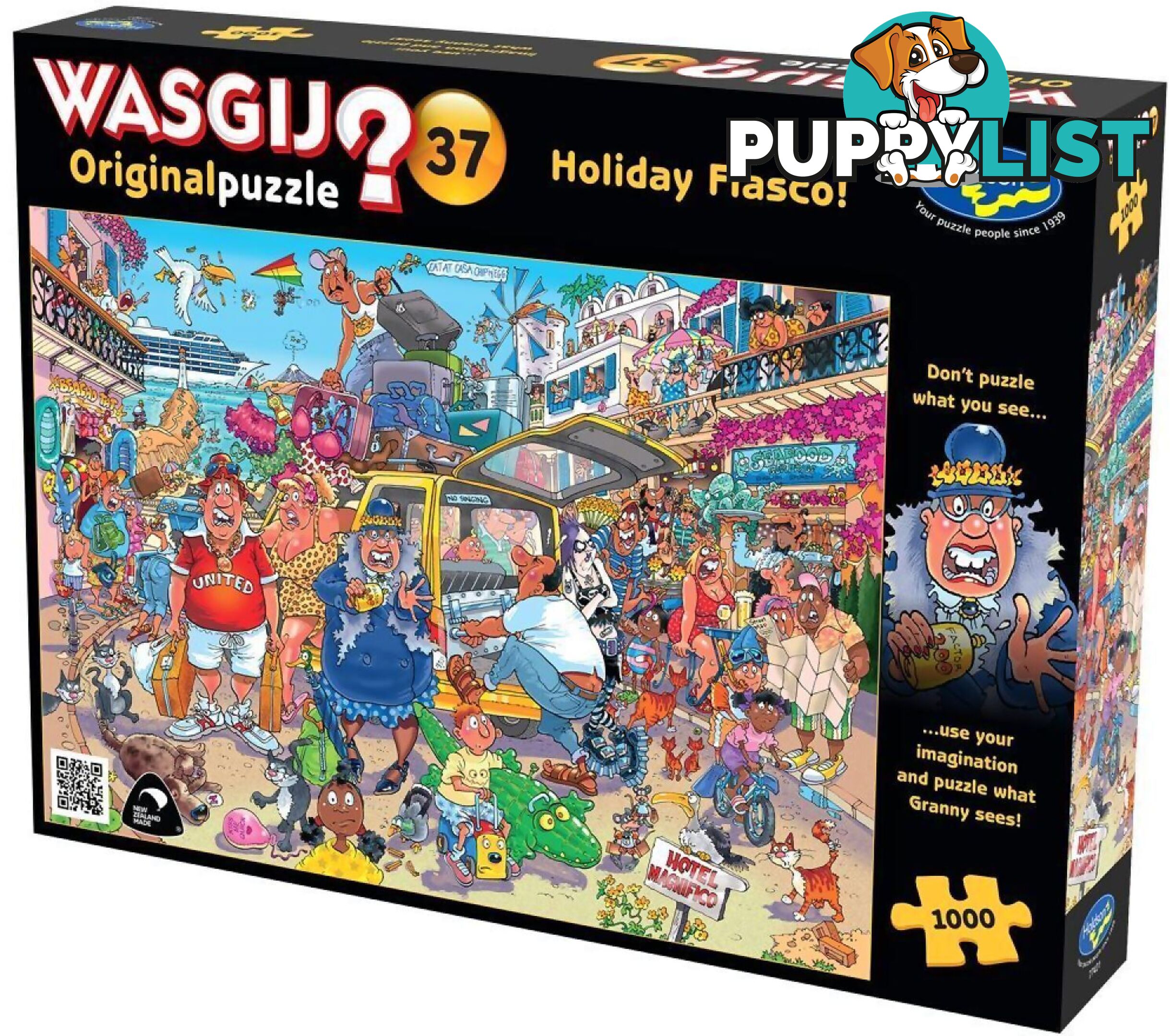 Wasgij - Original 37 - Holiday Fiasco Holdson Jigsaw Puzzle 1000 Piece - Jdhol774012 - 9414131774012