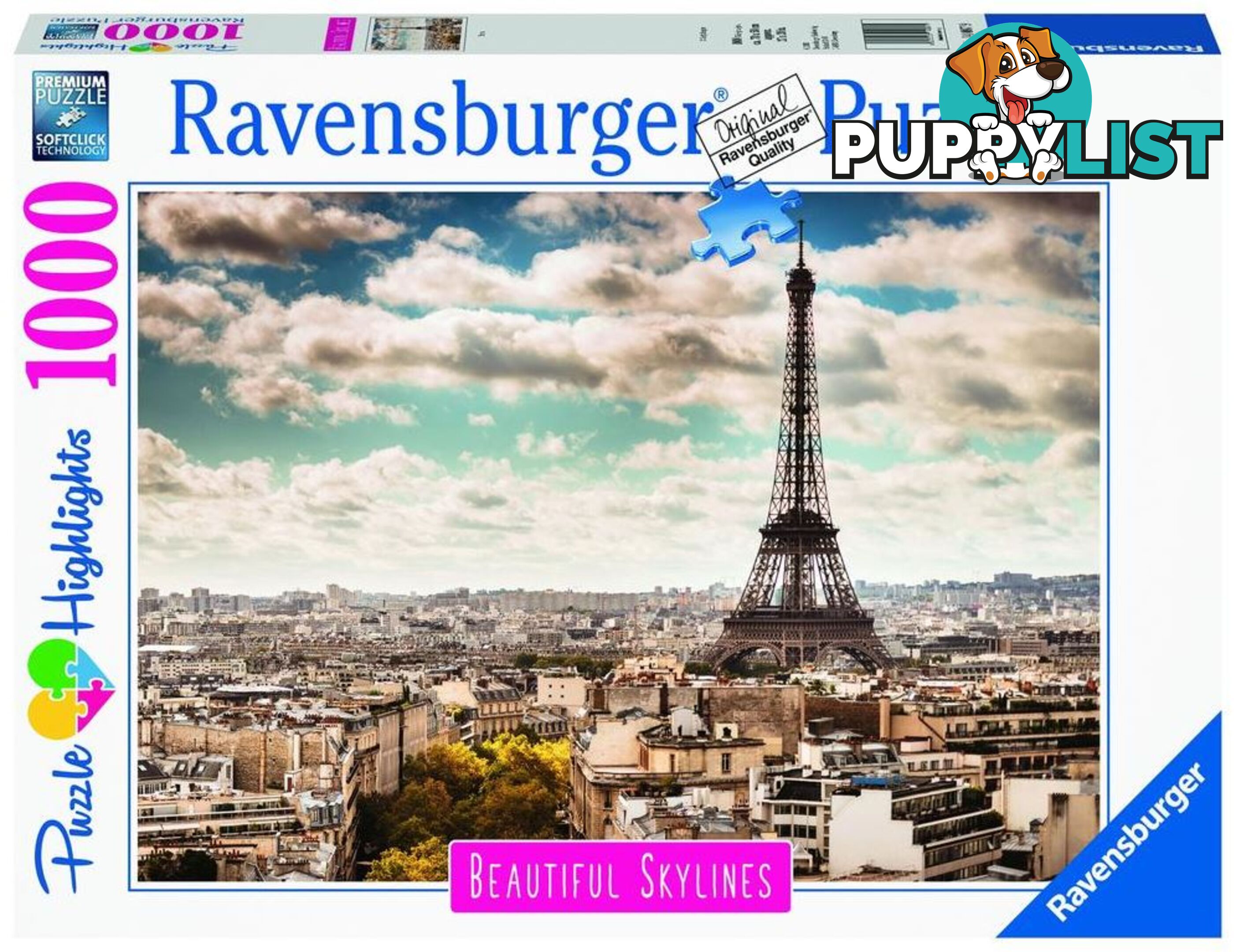 Ravensburger - Paris Jigsaw Puzzle 1000pc - Mdrb14087 - 4005556140879