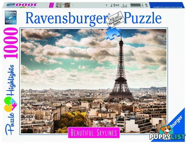 Ravensburger - Paris Jigsaw Puzzle 1000pc - Mdrb14087 - 4005556140879