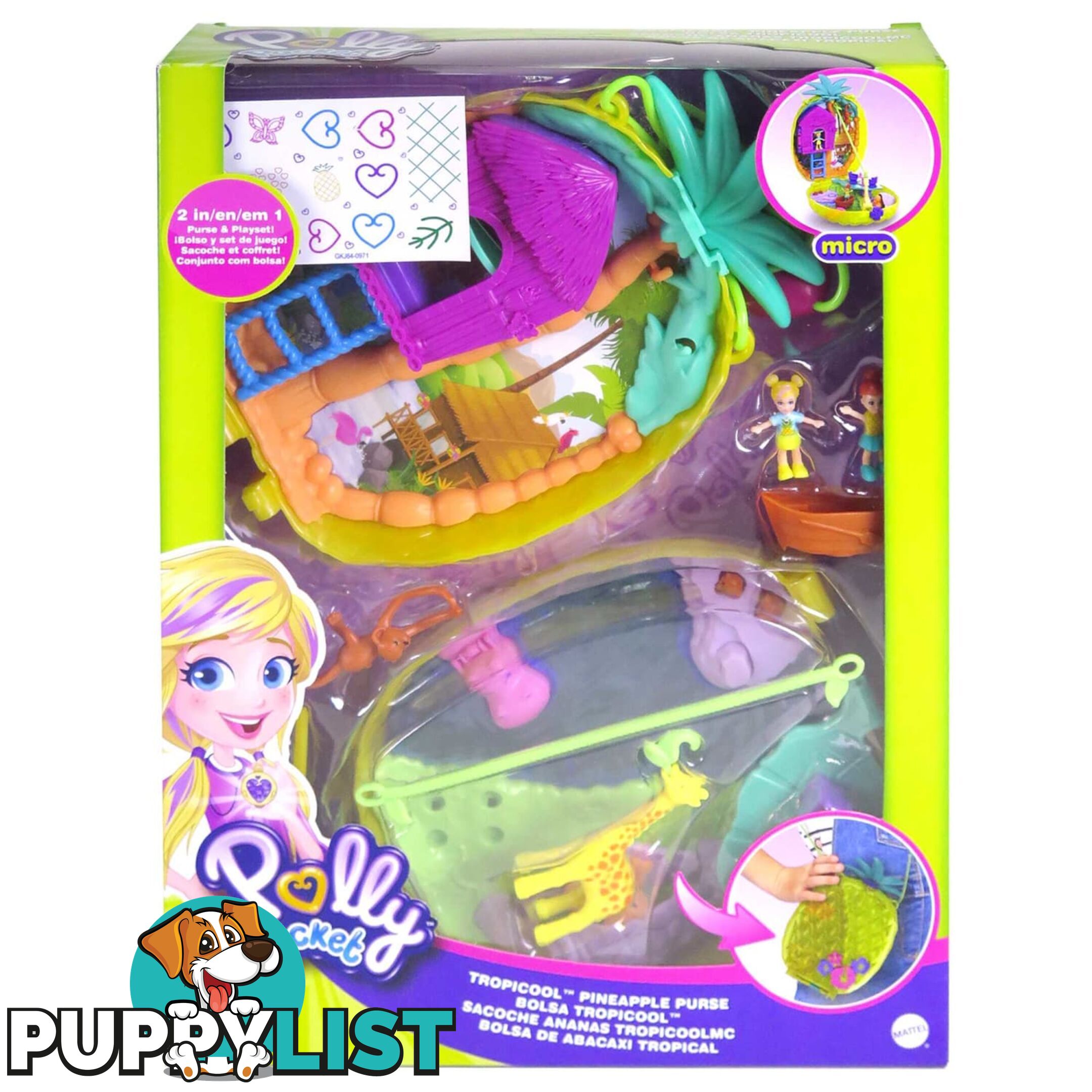 Polly Pocket - Pineapple Playset Mattel - Magkj64 - 887961828641