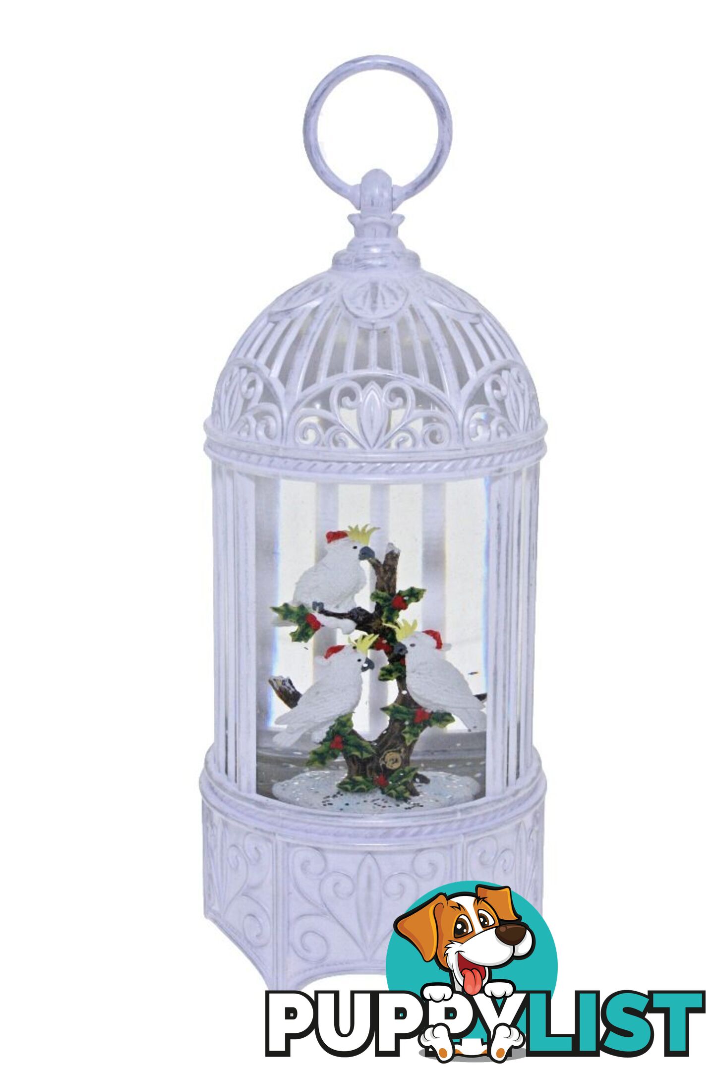 Cotton Candy - Xmas Lantern White Birdcage - Cockatoo - Ccxac366 - 4009847085320