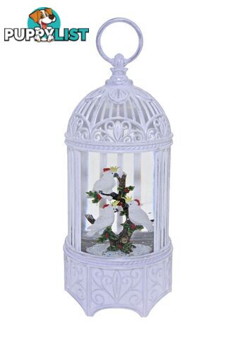 Cotton Candy - Xmas Lantern White Birdcage - Cockatoo - Ccxac366 - 4009847085320