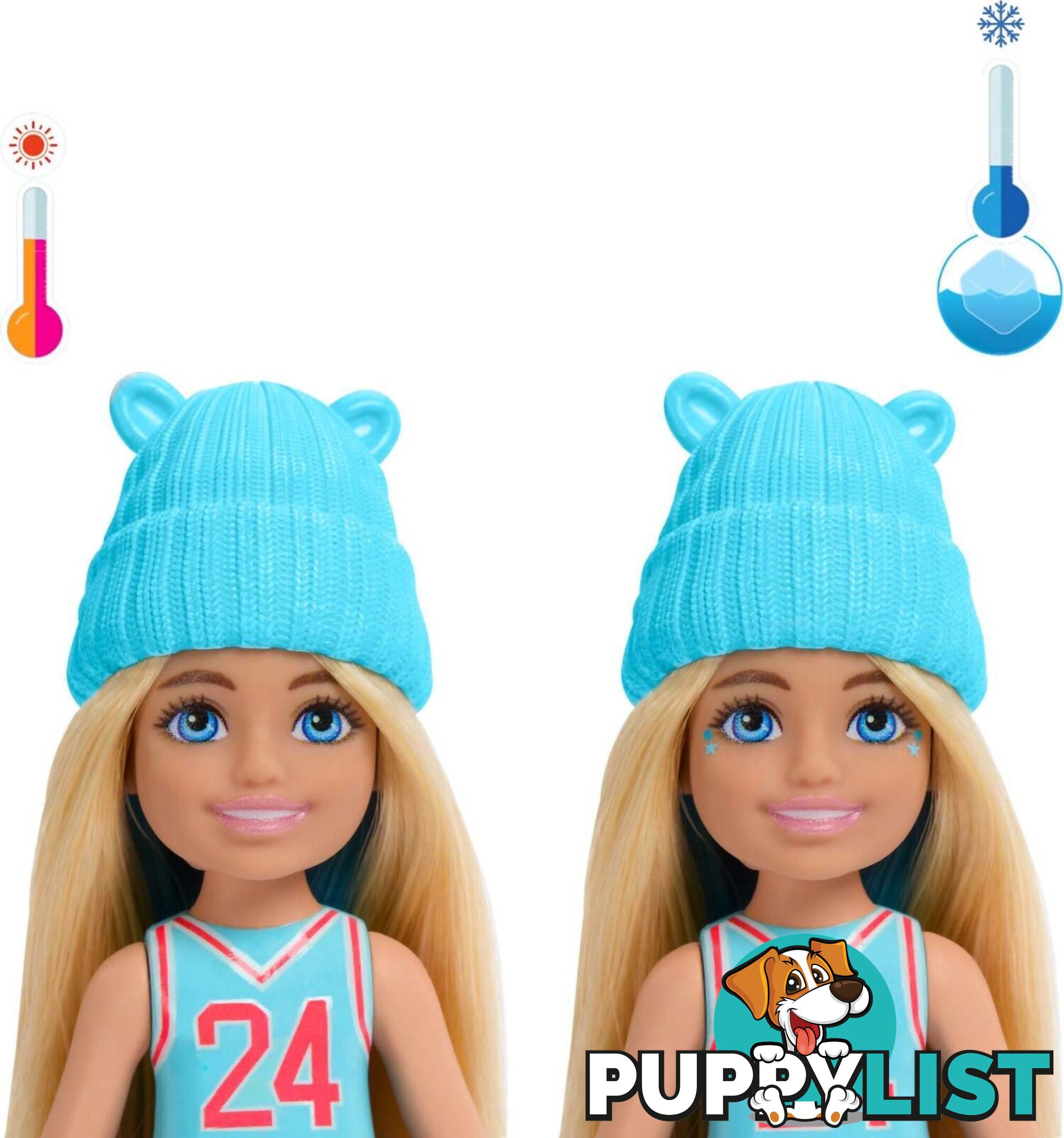 Barbie - Color Reveal Sporty Series Chelsea Small Doll With 6 Surprises - Mahnx05 - 194735108121