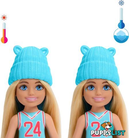 Barbie - Color Reveal Sporty Series Chelsea Small Doll With 6 Surprises - Mahnx05 - 194735108121