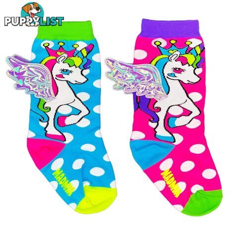 MADMIA -  Socks Baby Age 6m-2y Flying Unicorn Baby Socks - Mumm050b - 9355645000801