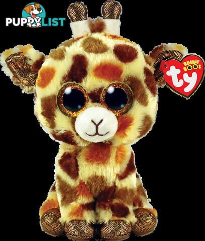 Ty - Beanie Boos - Stilts Tan Spotted Giraffe Small 15cm - Bg36394 - 008421363940