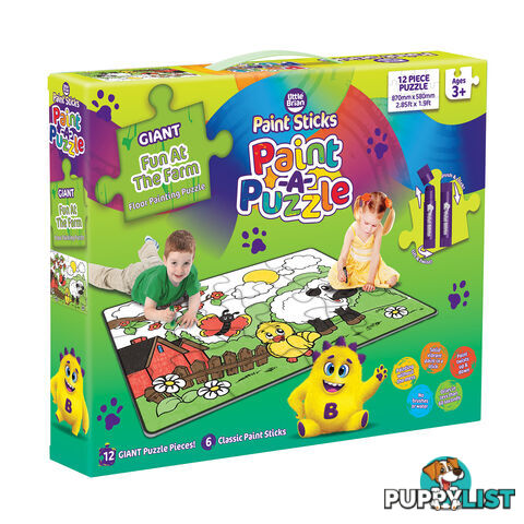 Little Brian - Paint-a-puzzle - Fun At The Farm - Mdltb211 - 5051170620562