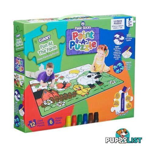 Little Brian - Paint-a-puzzle - Fun At The Farm - Mdltb211 - 5051170620562