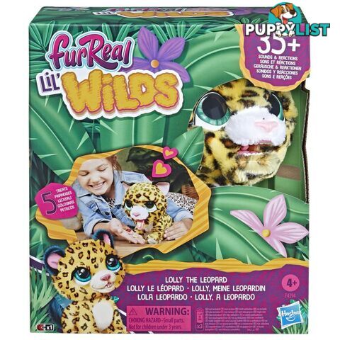 Furreal Lil Wilds Lolly The Leopard Animatronic Plush Pet 40+ Sounds And Reactions Hasbro - Hbf43945loo - 5010994110178