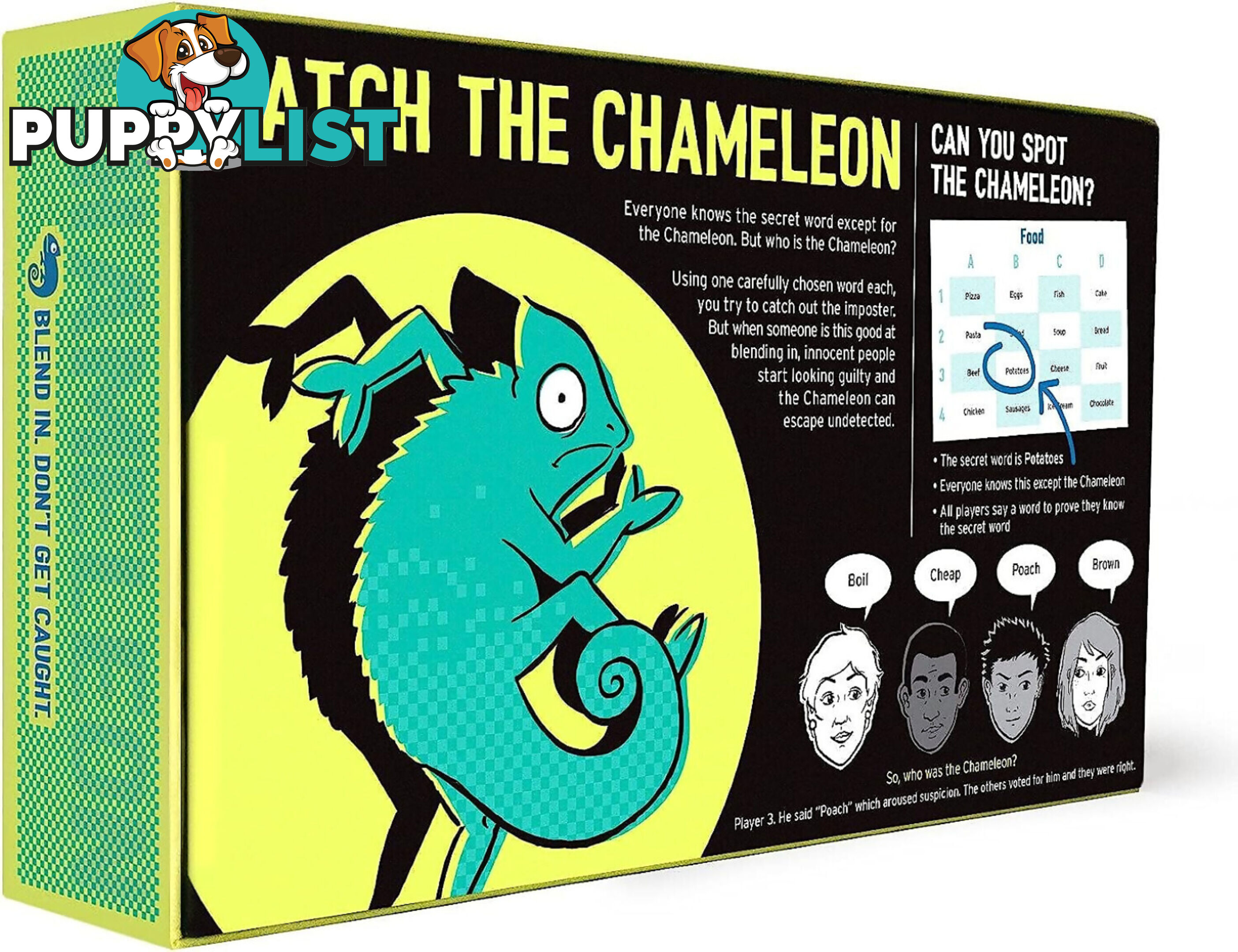 The Chameleon Bluffing Board Game By Big Potato - Vr64369076289 - 643690762898