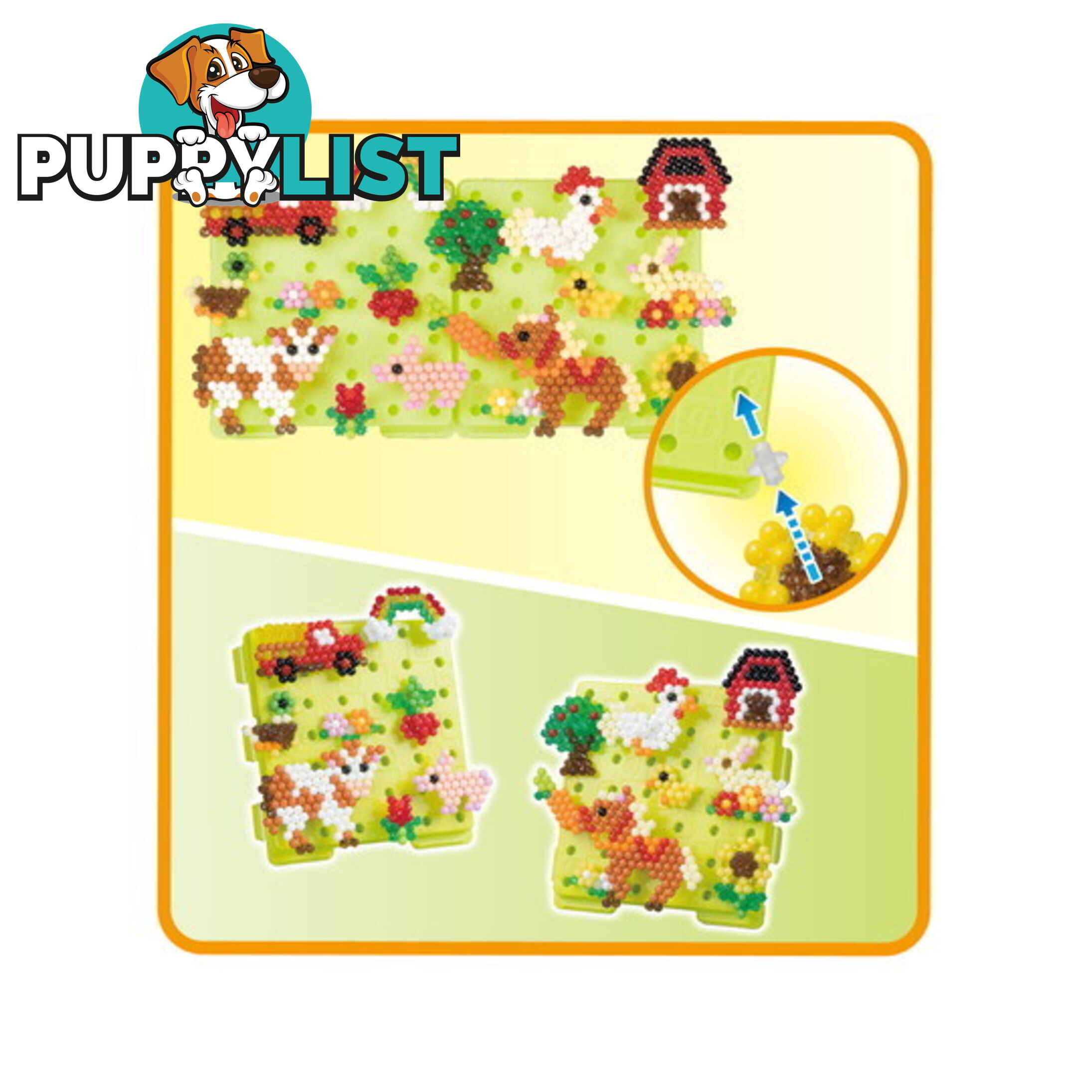 Aquabeads - Day On The Farm 3500 Beads - Mdaq31838 - 5054131318386