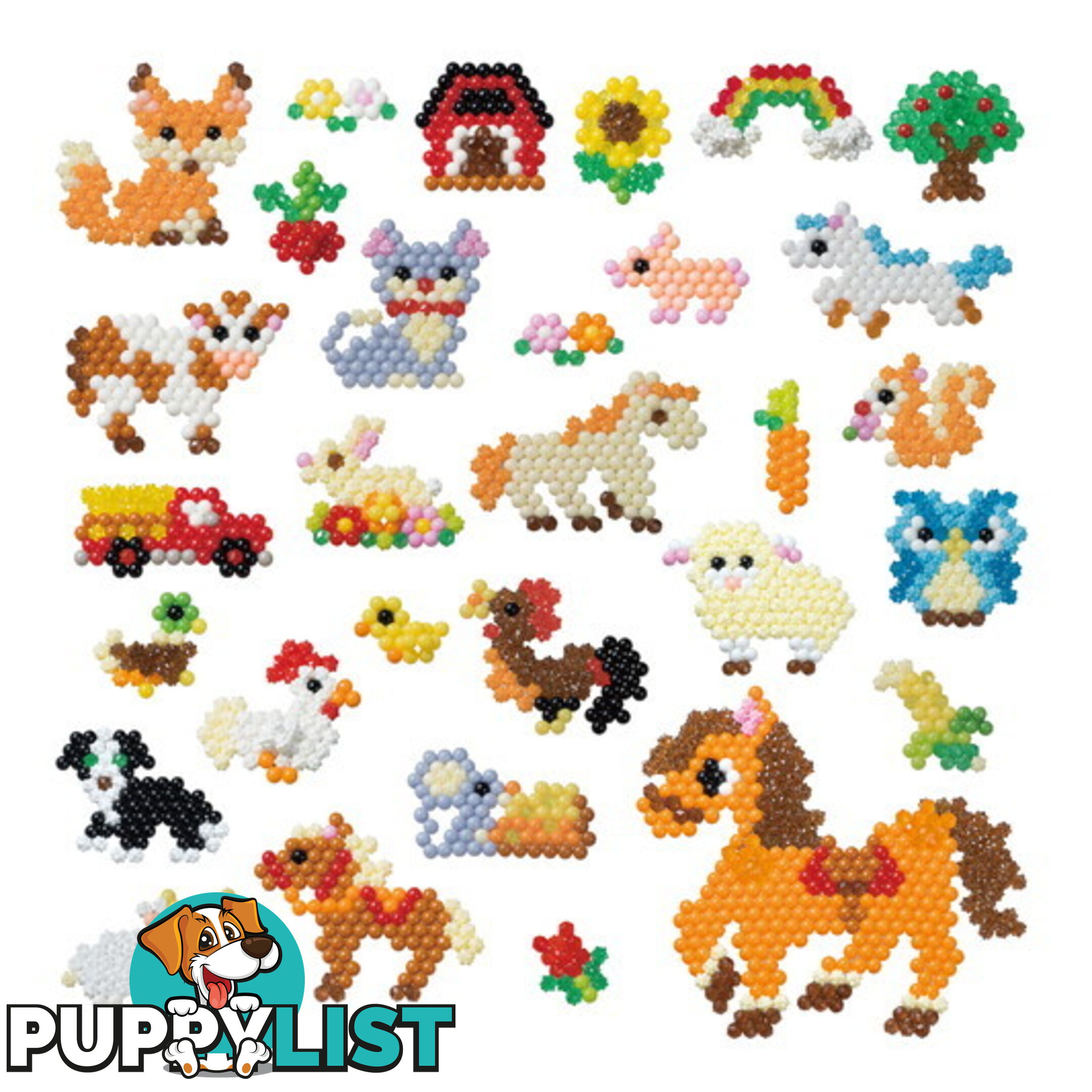 Aquabeads - Day On The Farm 3500 Beads - Mdaq31838 - 5054131318386