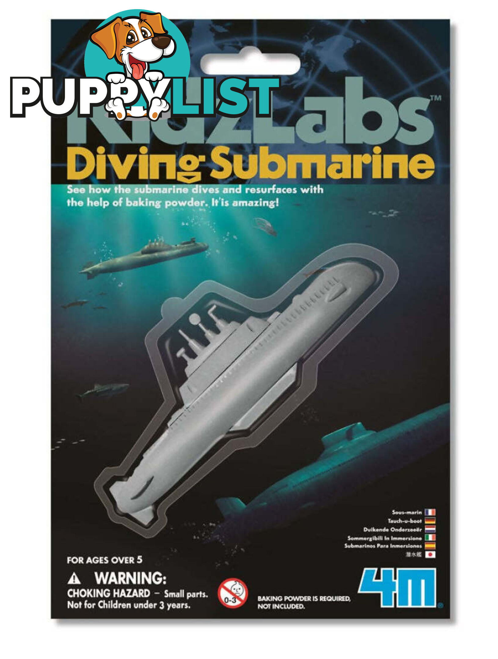 4m - Kidzlabs - Diving Submarine - Johnco - G3212 - 4893156032126