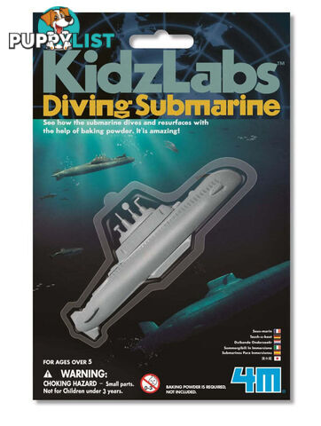 4m - Kidzlabs - Diving Submarine - Johnco - G3212 - 4893156032126