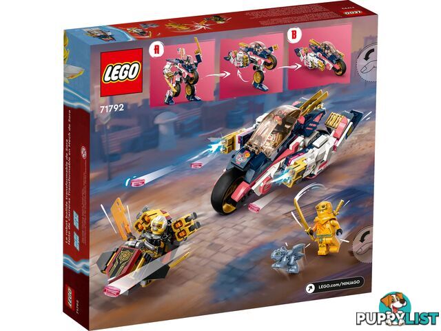 LEGO 71792 Sora's Transforming Mech Bike Racer - Ninjago - 5702017413075