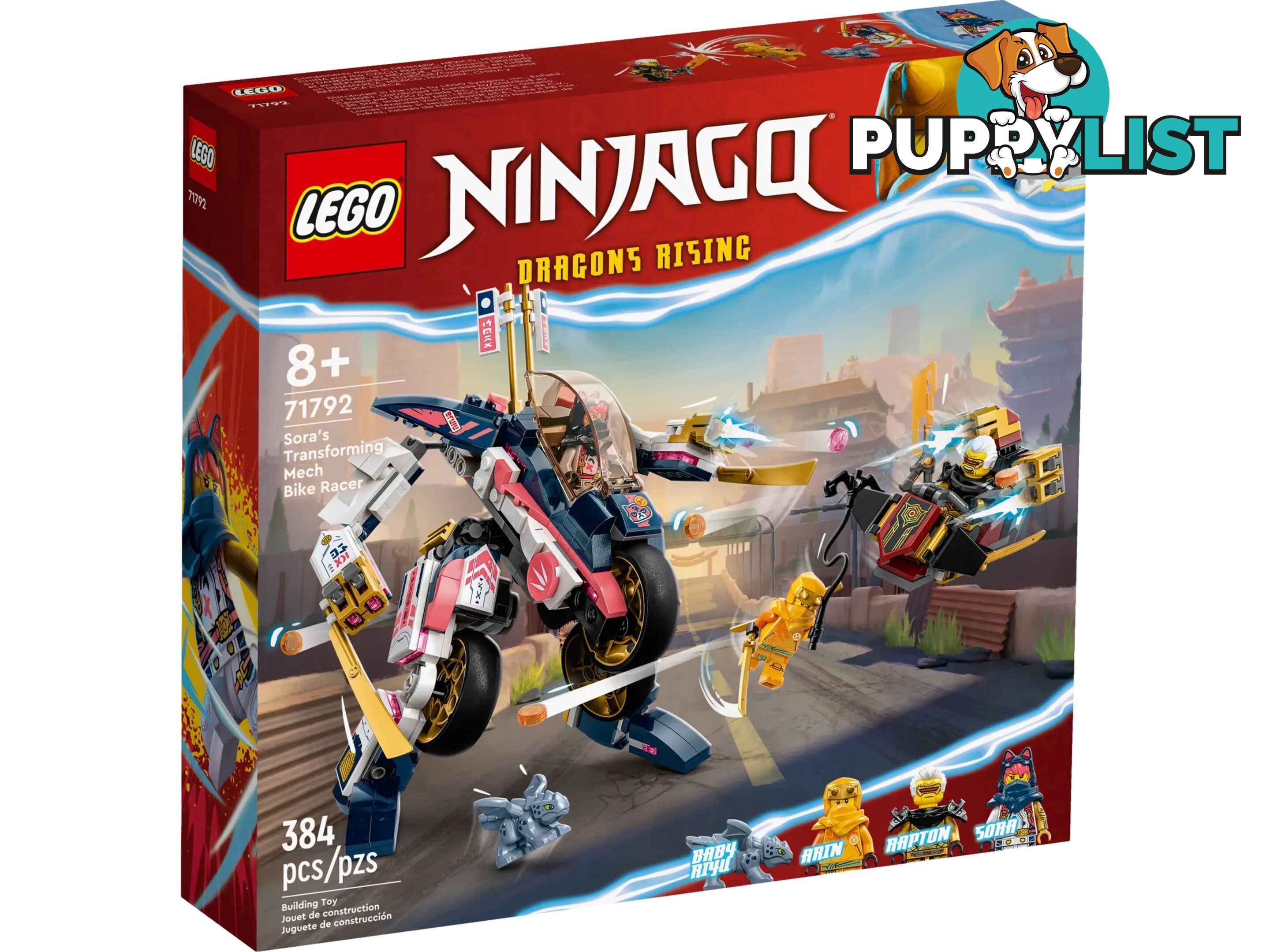 LEGO 71792 Sora's Transforming Mech Bike Racer - Ninjago - 5702017413075