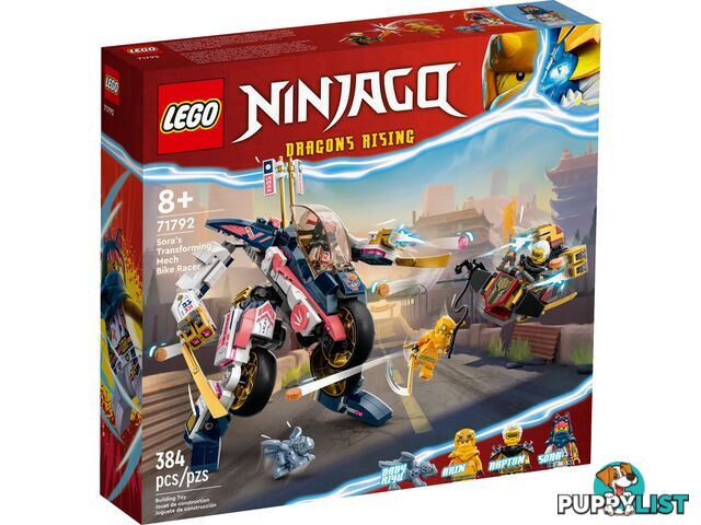 LEGO 71792 Sora's Transforming Mech Bike Racer - Ninjago - 5702017413075