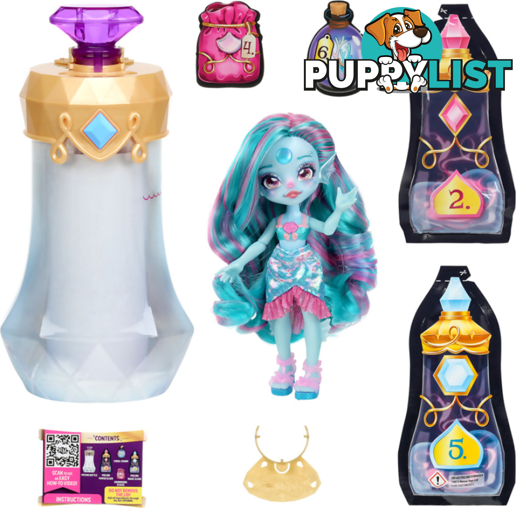 Magic Mixies - Pixlings Marena The Mermaid Pixling - Mj14872 - 630996148723