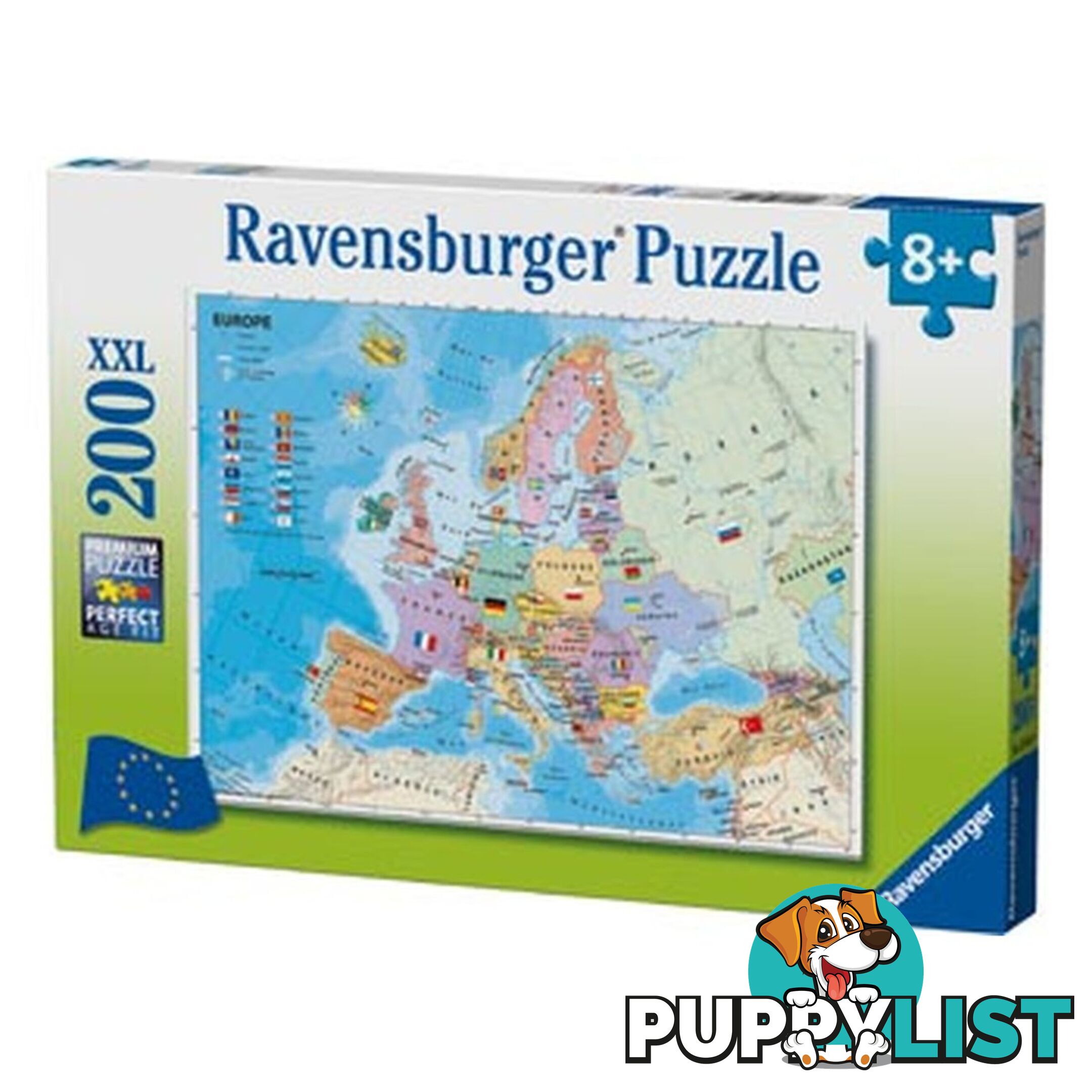 Ravensburger - European Map Jigsaw Puzzle 200 Piece Rb12841 - 4005556128419