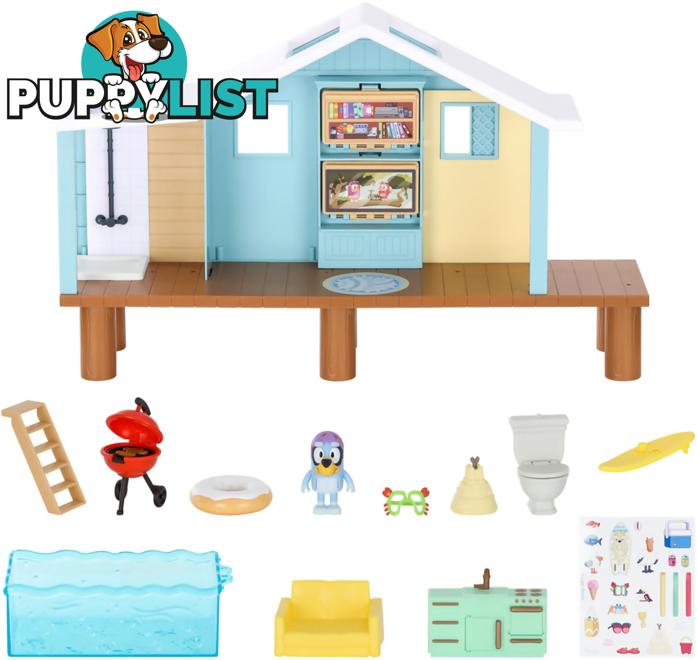 Bluey - S9 Blueyâ€™s Beach Cabin - Mj17551 - 630996175514