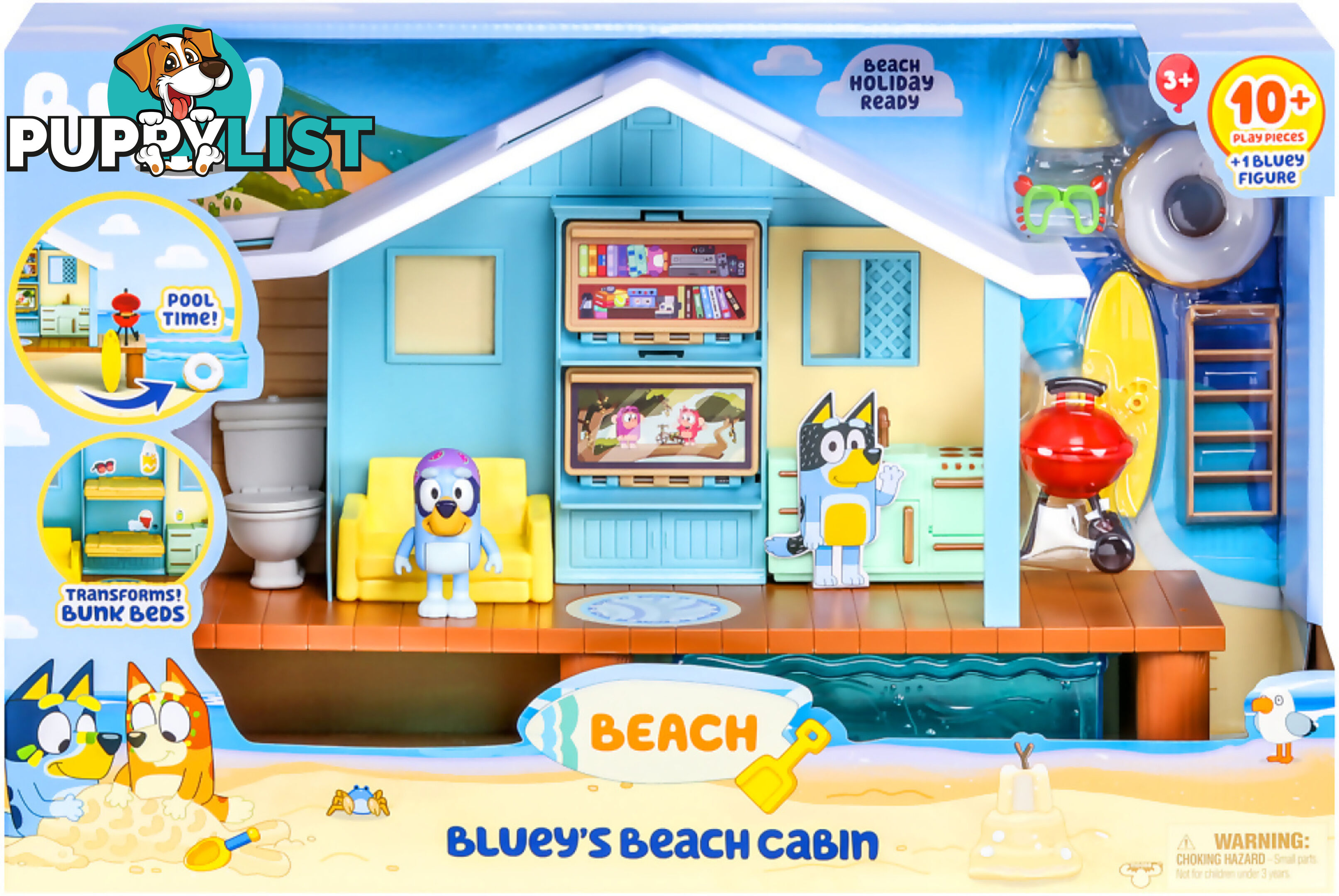 Bluey - S9 Blueyâ€™s Beach Cabin - Mj17551 - 630996175514