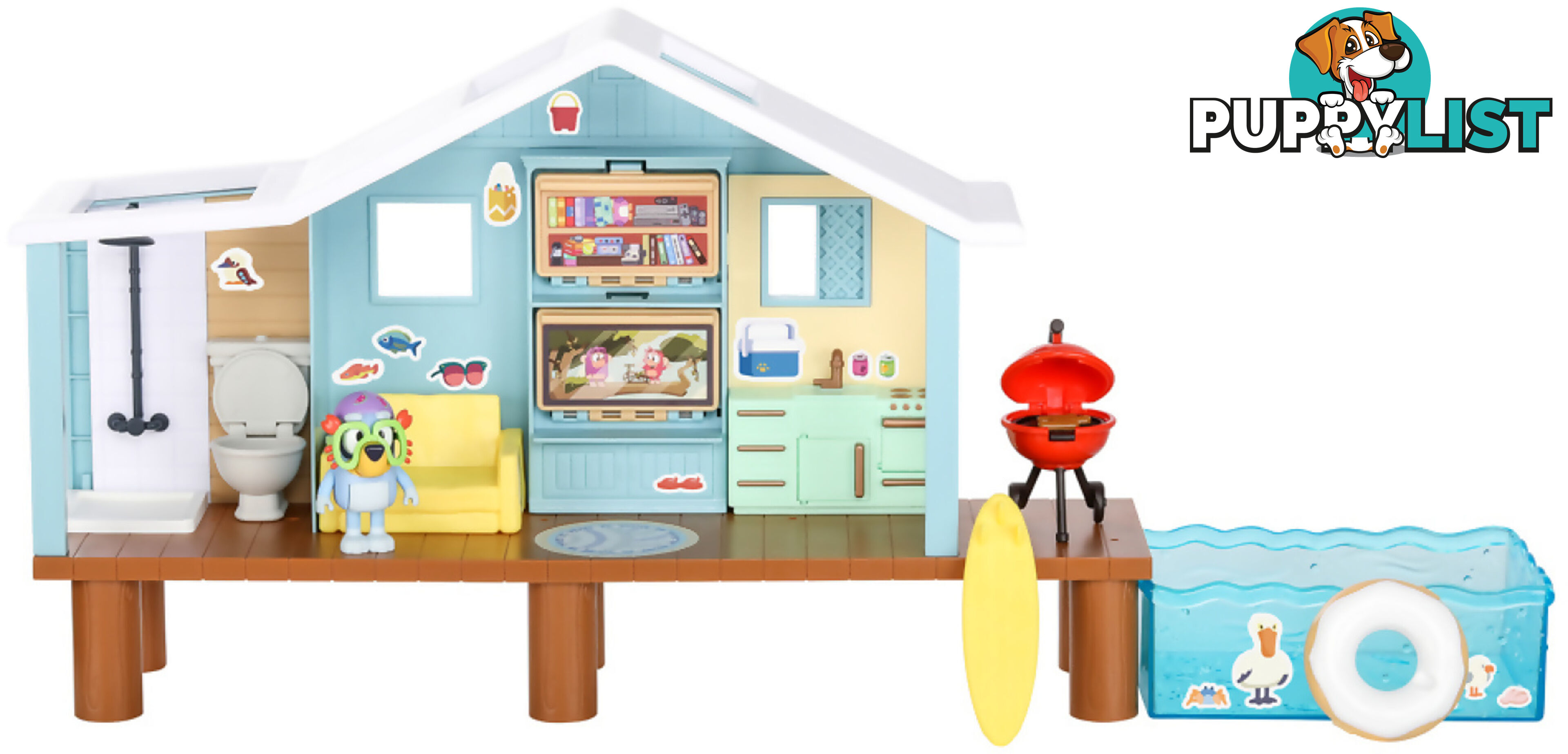 Bluey - S9 Blueyâ€™s Beach Cabin - Mj17551 - 630996175514