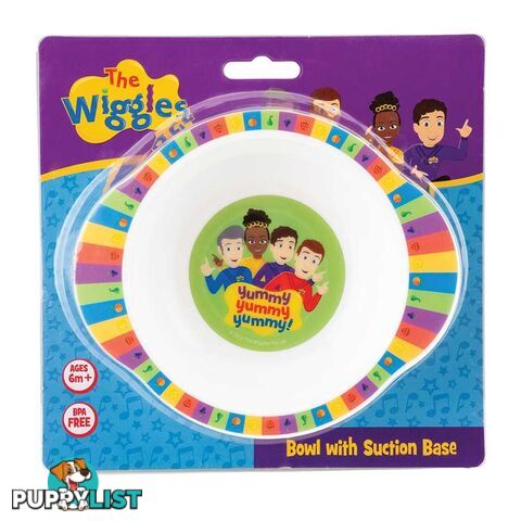 The Wiggles - We're All Fruit Salad Bowl with Suction - Jswig6081 - 9319057060815